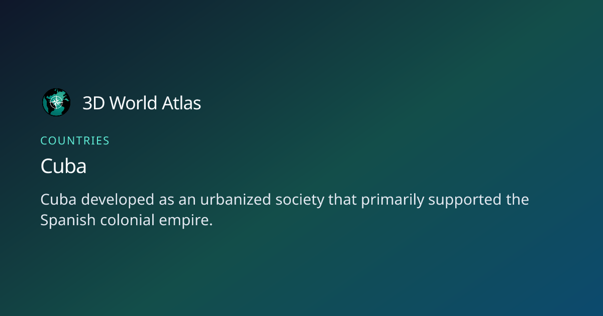 Fun fact about Cuba - 3D World Atlas | 3D World Atlas