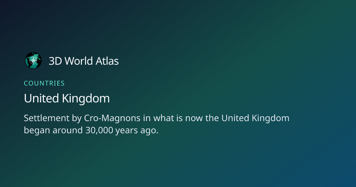 Fun fact about United Kingdom - 3D World Atlas | 3D World Atlas
