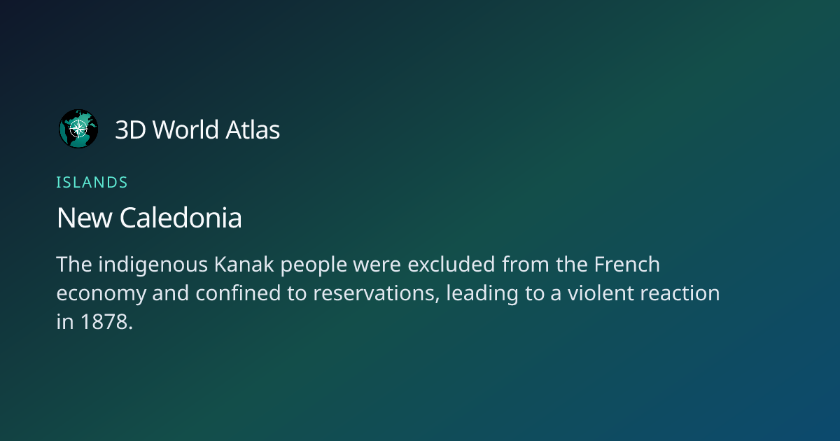 Fun fact about New Caledonia - 3D World Atlas | 3D World Atlas